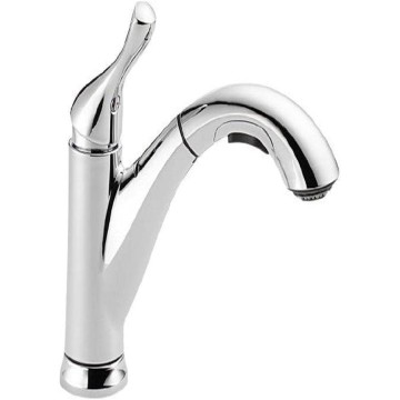 Faucet Grant Single-Handle Kitchen Sink Faucet with Pull Out Sprayer, Chrome 16953-DST