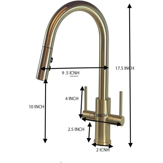 Kitchen faucets Brushed Nickel,Kitchen faucets,Kitchen Faucet with Pull Down Sprayer, Kitchen Sink Faucet with 2 Handles,Kitchen Sink faucets,Kitchen Sink faucets with pullout Sprayer