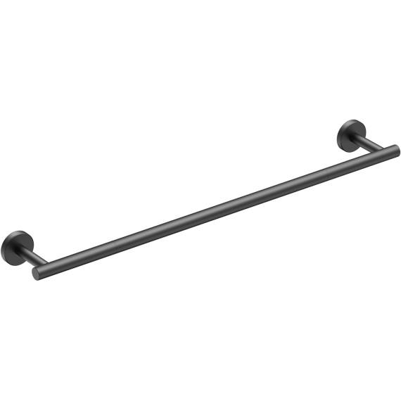 Towel Bar 18 Inch Center to Center, Matte Black Bathroom Towel Rack 304 Stainless Steel, Wall Mounted Towel Holder for Bathroom, Includes Wall Mounting Hardware, Suitable for Bathroom, RV